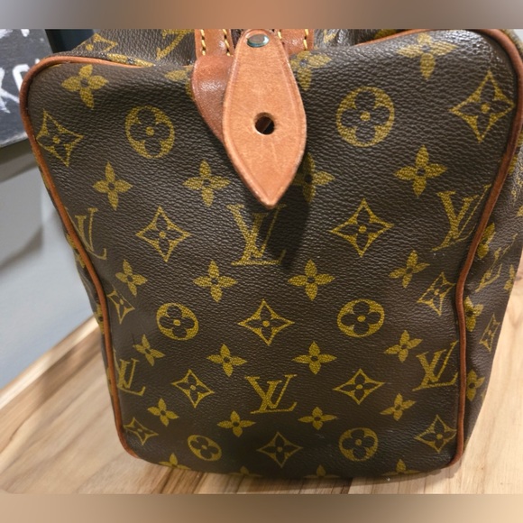 COA INCLUDED -- Louis Vuitton Brown Monogram Saxe Souple 35 - Picture 7 of 16